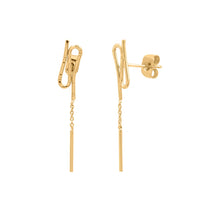 Charger l'image dans la galerie, Boucles d'oreilles chaine courte Alba - BDM Studio