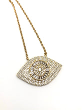 Charger l'image dans la galerie, Collier oeil strass