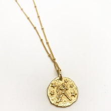 Charger l'image dans la galerie, Collier signe astrologique acier doré