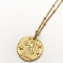 Charger l'image dans la galerie, Collier signe astrologique acier doré