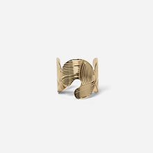 Charger l'image dans la galerie, Bague Arto – Chic Alors ! : trois formes abstraites texturées et gravées