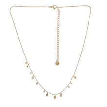 Charger l'image dans la galerie, collier mini gouttes acier doré