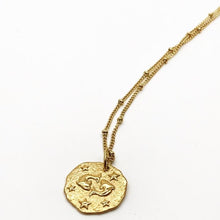 Charger l'image dans la galerie, Collier signe astrologique acier doré
