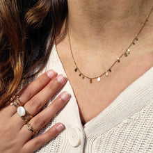 Charger l'image dans la galerie, collier mini gouttes acier doré