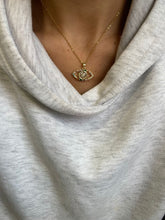 Charger l&#39;image dans la galerie, Collier oeil transparent et strass multicolore
