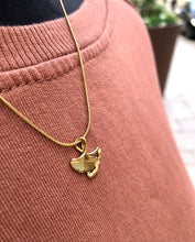Charger l&#39;image dans la galerie, Collier Ginkgo - Acier inoxydable doré
