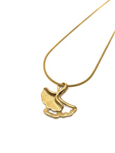 Charger l&#39;image dans la galerie, Collier Ginkgo - Acier inoxydable doré
