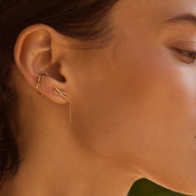 Charger l'image dans la galerie, Boucles d'oreilles chaine courte Alba - BDM Studio
