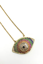 Charger l&#39;image dans la galerie, Collier  oeil strass
