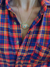 Charger l&#39;image dans la galerie, Collier  oeil strass
