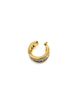 Charger l'image dans la galerie, Ear cuff femme Elisa doré à strass – faux piercing d'oreille
