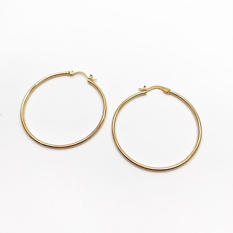Créoles fines 40mm